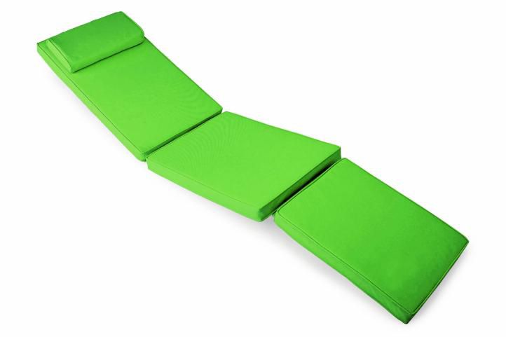 Divero 40739 Polstrování pro lehátko 188 cm - světle zelená Divero